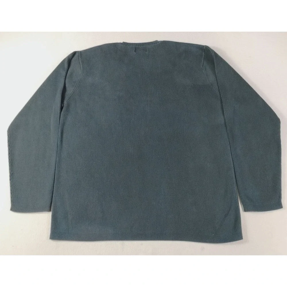 Vintage Polo Jeans Co Ralph Lauren Sweater Mens 2XL Black Cotton Thermal Knit